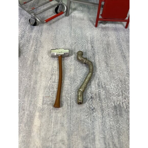 WWE WWF WCF Figure Mini Props Accesories Ladder Stereo Chairs Attitude - Picture 10 of 11